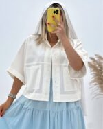 شومیز لینن باکسی خنک - Image 6