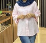 شومیز لینن دو‌نخ کادین - Image 8