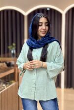 شومیز لینن دو‌نخ کادین - Image 12
