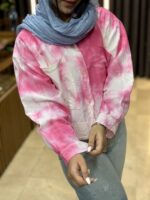 شومیز لینن آبرنگی - Image 7