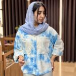 شومیز لینن آبرنگی
