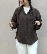 خرید شومیز سیلک چهارفصل ترک آمسو