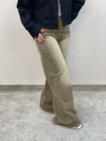 شلوار بگ‌‌ جین تینت قهوه ای - Image 2