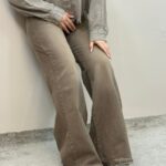 شلوار فلربگ قهوه ای آمسو