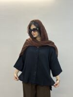شومیز لینن دو نخ کادین کد ۶۰۰ - Image 9