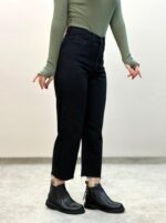 شلوار جین واید مشکی آمسو - Image 3