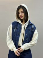 وست جین آبی کوتاه آمسو - Image 5
