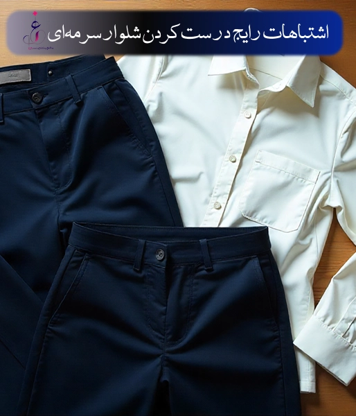 اشتباهات رایج در ست کردن شلوار سرمه‌ای