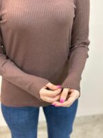بلوز کبریتی قهوه ای 493 - Image 2