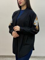 رویه ی مشکی گلدوزی شده - Image 6