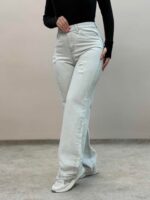 شلوار جین نیمبگ طوسی 5658 - Image 5
