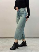 شلوار جین واید لگ روشن8178 - Image 6