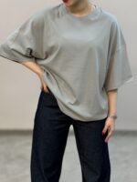 تیشرت بیسیک پنبه دورو اسپرت (زنانه مردانه) - Image 6