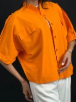 شومیز باکسی لینن 176 هیرو - Image 7