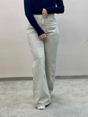 شلوار جین فلربگ نسکافه ای 3924 آمسو