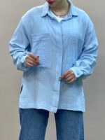 شومیز  دبل فیس قواره دار تابستانه تورال 5453 - Image 4
