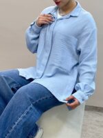 شومیز  دبل فیس قواره دار تابستانه تورال 5453