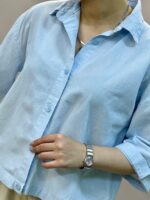 شومیز باکسی لینن 185 هیرو - Image 4