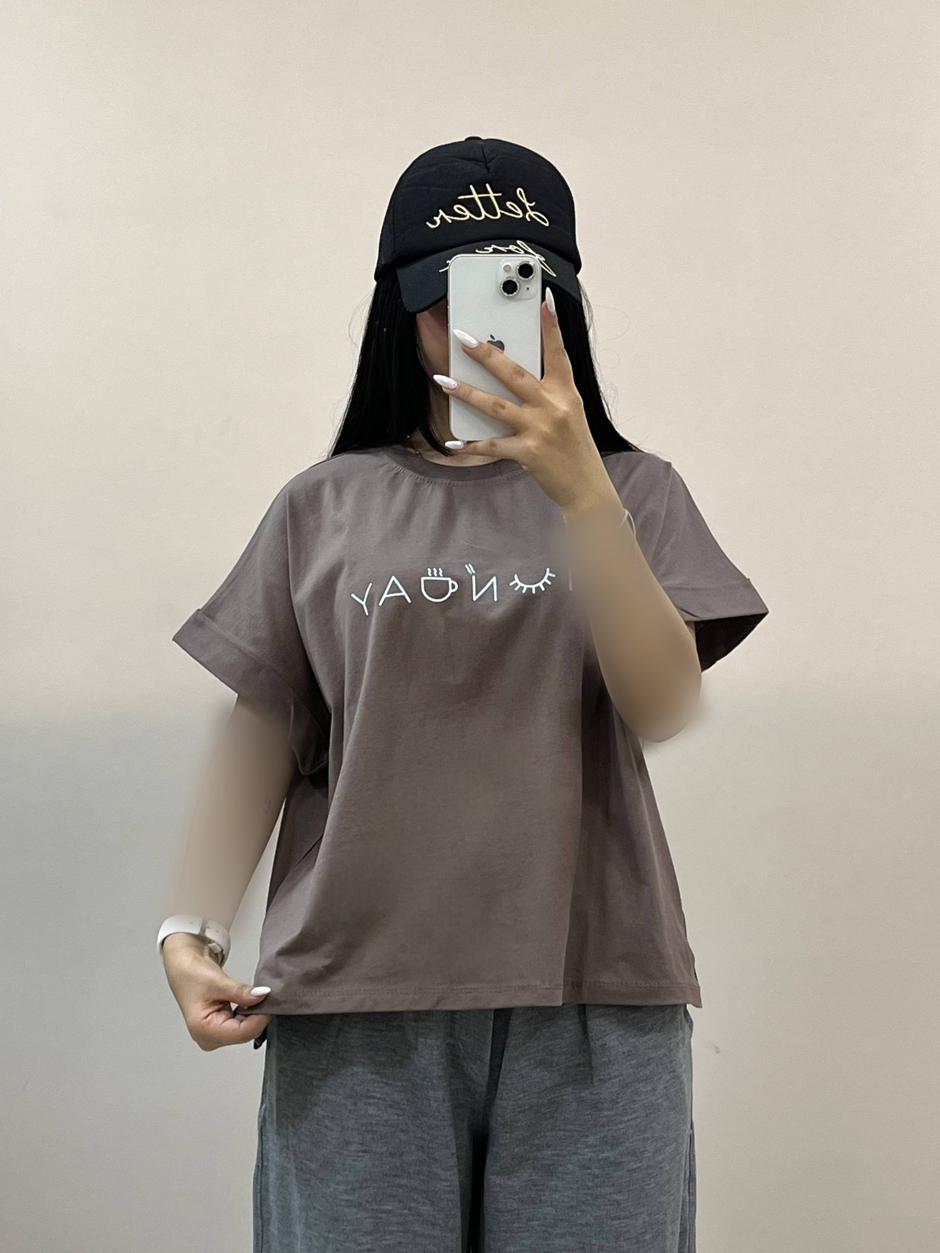 IMG_7476 کراپ تیشرت نخ پنبه 681ملان - Image 1
