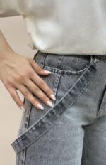 شلوار جین فولبگ بندی آمسو - Image 21