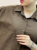 شومیز  لینن زنبوری ویتا - Image 10