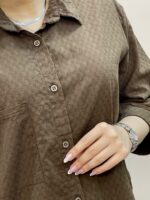 شومیز  لینن زنبوری ویتا - Image 7