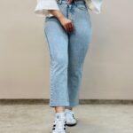 شلوار جین استریت کات کشی آمسو4018/19