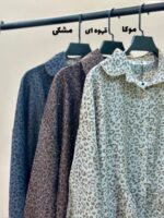 شومیز پری شیشه ای پلنگی 697کادین - Image 3
