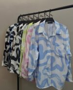 شومیز طرحدار 5917 تورال - Image 6