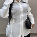 شومیز سیلک بغل بند 409 سانتیک