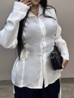 شومیز سیلک بغل بند 409 سانتیک - Image 2