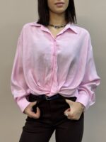 شومیز سیلک گره ای 5962 تورال - Image 2