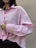 شومیز سیلک گره ای 5962 تورال - Image 3