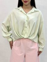 شومیز سیلک گره ای 5962 تورال - Image 5