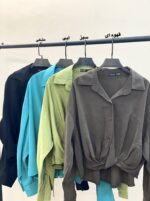 شومیز سیلک گره ای 5962 تورال - Image 4