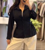 شومیز سیلک بغل بند 409 سانتیک - Image 6