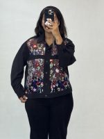 شومیز کتان  تور mito - Image 2