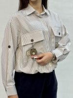 شومیز راه راه تدی  پوپو - Image 5