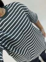 تیشرت لانگ راهراه 517 ملان - Image 4
