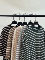 تیشرت لانگ راهراه 517 ملان - Image 5