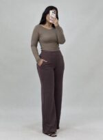 شلوار اویشو بغل ساده ویونا - Image 3